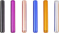 6 Pack Waterproof Aluminum Metal Tube Conetainer,4.3 inch Metal Storage Cases,Pocket-Sized for Purse Travel Outdoors