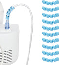 10 Pack Oxygen Tube Support Crimp Straightener for Portable Oxygen Concentrator, Oxygen Tubing Support for Oxygen Tank Oxygen Hose Nasal Cannula Oxygen Accessories (Blue)