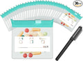 36 Packs Color Pill Pouch Bags 12mil 3 x 2.75 Inch bpa-Free, Frosted Clear EVA Materials, Heavy-Duty Thick Plastic Bags, Seal Zipper for Travel Medicine Organizer, Jewelry, Small Craft Pieces-Green