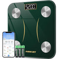 INSMART Smart Scale for Body Weight, Digital Bathroom Scale with BMI, Muscle Mass, Bluetooth Body Fat Scale,17 Body Composition Analyzer with Smart APP Sync Weight Scale, 400 lbs (Green)