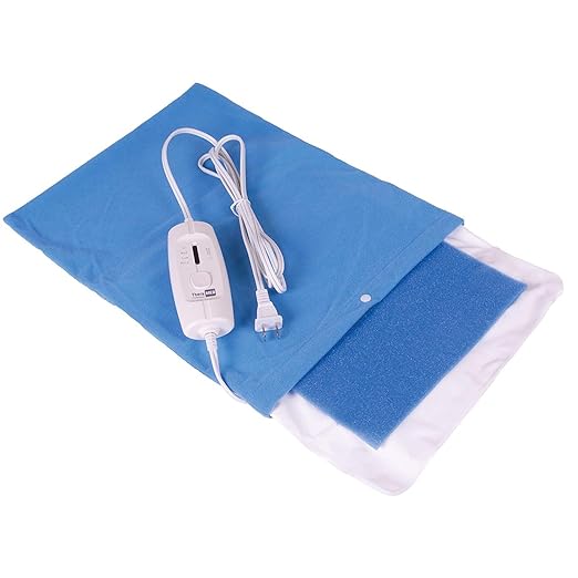 HP1215 Electric Heating Pad and Moist Heating Pad with Auto Shut Off, 12" Width, 15" Length