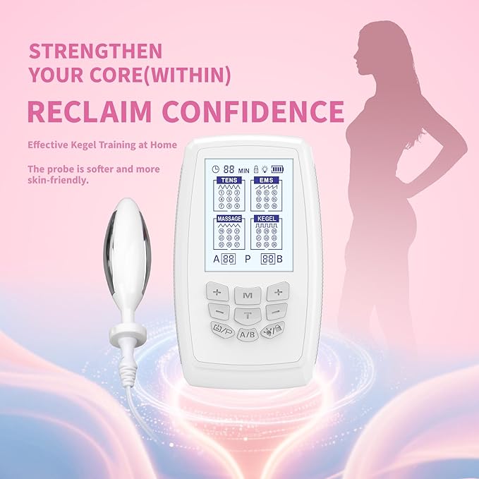 Kegel Trainer | Relieve Urinary Incontinence | Pelvic Floor Rehabilitation, Female Electric Muscle Stimulators TENS and EMS Suitable for Relieving Pain Not Included Battery1