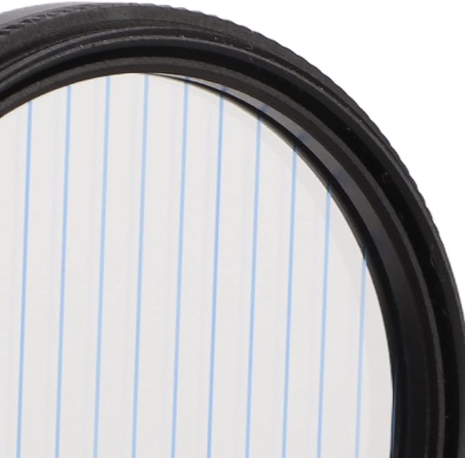 Special Effects Filter, 37mm 40.5mm 43mm 46mm 49mm Special Effects Lens Filter Anamorphic Special Effects Filter,for Most of Digital Cameras on The Market(49mm)