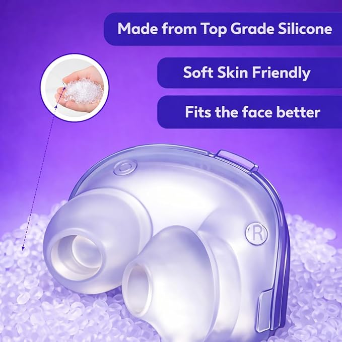 Air-Fit P10 Nasal Pillow Cushion - Silicone Replacement Nose Pillows - Leak-Free Seal & Lightweight Comfort Replacement Supplies for Uninterrupted Sleep - Large 1 Pack