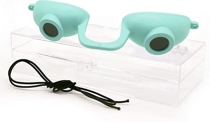 Super Sunnies EVO Flex UV Eye Protection, FDA Compliant, Tanning Bed Goggles, Red Light Theraphy Eyeshields with Case