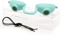 Super Sunnies EVO Flex UV Eye Protection, FDA Compliant, Tanning Bed Goggles, Red Light Theraphy Eyeshields with Case