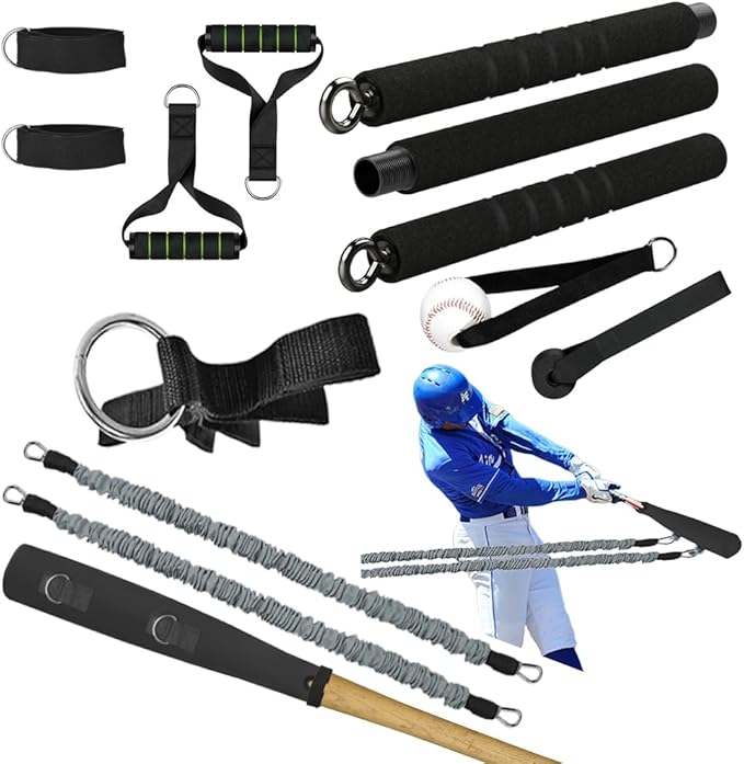Baseball Resistance Trainer,Training Aid for Baseball Softball Pitchers,Interchangeable Grips to Build Arm Strength,Arm Bands for Baseball Players,Baseball Throwing Trainer,Great to Warm-Up