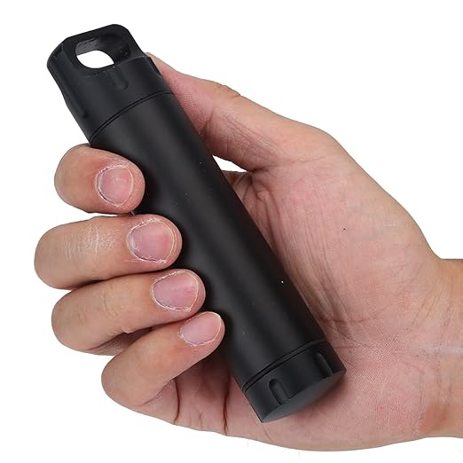 Brass EDC Tube Waterproof Pill Organizer