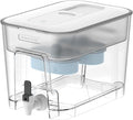 Waterdrop Alkaline 40 Cup Dual Filter Dispenser, 8X Faster Filtration, 200-Gallon Lifespan, Mineralized Alkaline Water, for Home/Office, 2 Built-in Filters, Reduces Chlorine, White