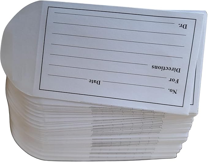 Comfort Moisture Seal Printed Pill envelopes Great for Travel (Pack of 100)