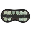 Megnetic Sleeping Eye Mask, Soft Adjustable Jade Stones Eye Masks Magnet Therapy Eyeshade Eye Cover Masks for Sleeping Travel Naps, Home, Hotel(Green)