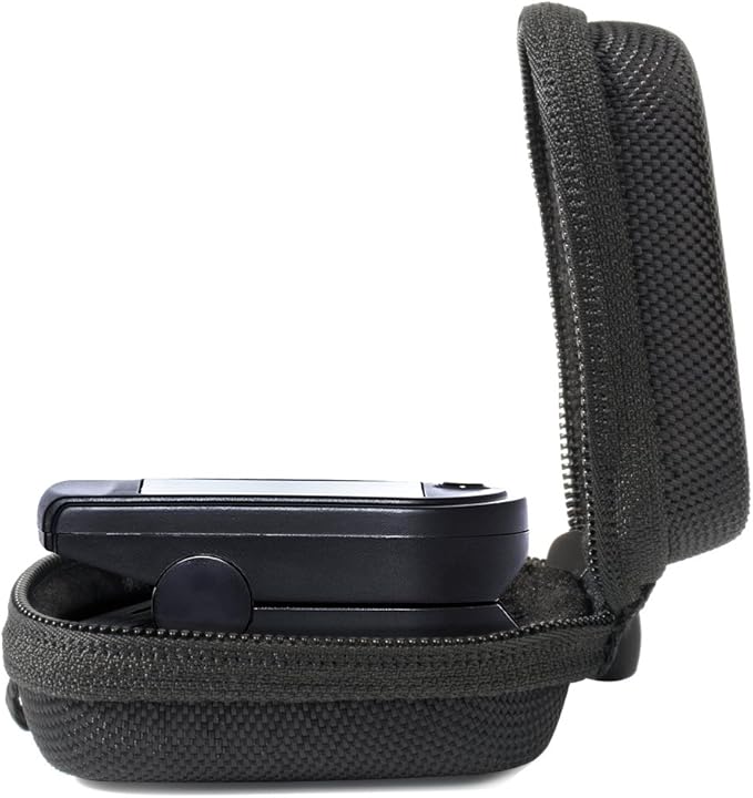 Case for Zacurate Pro 500DL, Childrend: Innovo Deluxe, Santamedical 2. Facelake FL400 t. FL350: Vive Precision Spo2 Accumed cms-50dl, 50D1, Healthtree (Black)