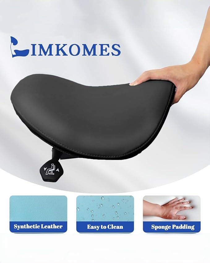 Saddle Stool with Wheels,Rolling Stool,Rolling Chair Ergonomic Swivel Rolling Chair with Hydraulic Lifting Height Adjustable Rolling for Office Medical Massage Salon Drafting(Black)