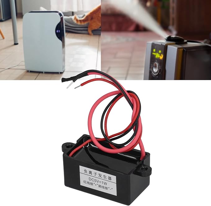 GLOGLOW Ionizer Generator Module, Air Purifier Ion Generator Mini Negative Ion Generator Air Purifier Ionizer Module for Water Dispenser DC5V