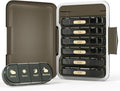 Weekly Pill Organizer 4 Times a Day, 7 Day Pill Box 4X, Portable for Travel Pill Case for Pills/Vitamin/Fish Oil/Medication/Supplements (4x7 Black)