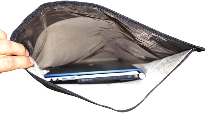 OffGrid by EDEC - XLarge Window Size Faraday Bag- Signal Blocking, Anti-Tracking, Anti-Spying, Radiation Protection for Cell Phones, Key Fobs, Tablets, Laptops and Other Devices