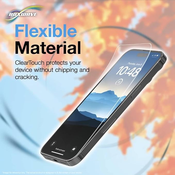 BoxWave Screen Protector Compatible with Skylight Calendar (15 inch) - ClearTouch ImpactShield (2-Pack), Impenetrable Screen Protector Flexible Film