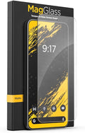 magglass Matte Screen Protector for Samsung Galaxy S24 & Galaxy S25, Anti Glare Tempered Glass with Easy Applicator (6.2")