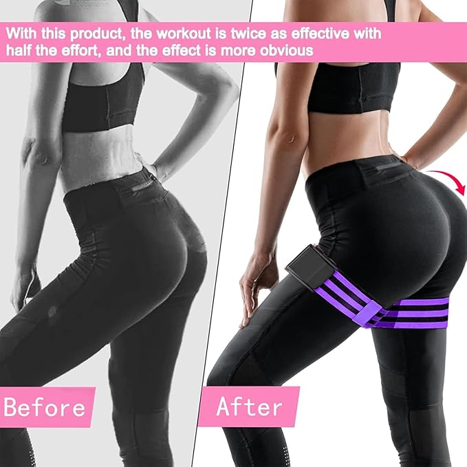 Booty Bands, Booty Bands for Working Out,Blood Flow Restriction Bands,Adjustable BFR Training Bands,Best Fabric Resistance Bands for Exercising Your Butt, Squat, Thigh, Fitness
