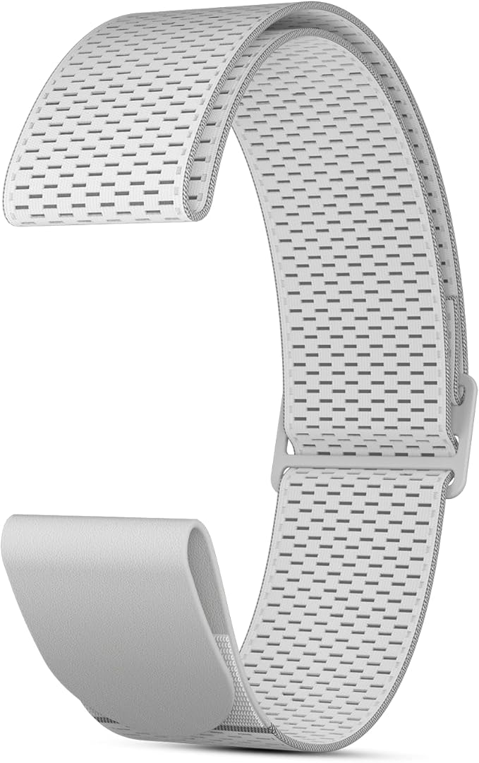 MOOFIT RA1 Heart Rate Monitor Replacement Armband Strap 24.5mm, Arm Belt Replacement Adjustable up to 400mm, Black, Compatible with Scosche, Polar, Wahoo, COOSPO, CATEYE, XOSS