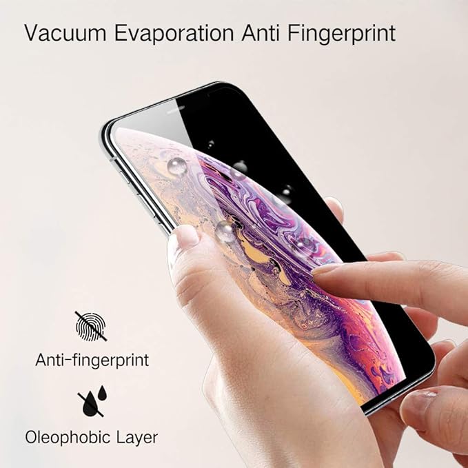 PERFECTSIGHT HD Clear Screen Protector compatible with iPhone 11 Pro Max 2019, iPhone Xs Max 2018 6.5 inch (2 Pack), 30% Anti Blue Light Filter Fingerprint Tempered Glass