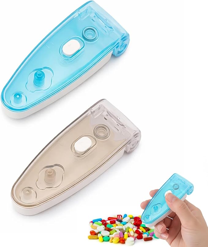 2PCS Pill Popper for Blister Packs, Pill Extractor, Medication Organizer Tool for Easy Medication Access, Ideal for Elderly and Travel Use