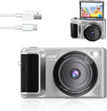 4K Digital Camera for Photography, 64MP Vlogging Camera for, 18X Digital Zoom, Autofocus Video Camera, 2.8in 180° Flip Screen, Compact Camera for Beginner