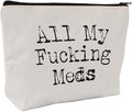 Medication Bag Travel Pill Organiser | Compact Cosmetic First Aid Kit, Perfect Health Gift, Small Cotton Pouch For Meds (Style A)