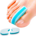 Povihome 20 Pack Foam Toe Spacers(2/5" Thick), 3-Layer Toe Separators - Large Size - to Align Crooked, Overlapping Toe, Relieve Corn, Blister and Reduce Irritation
