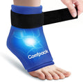 Ankle Ice Pack Wrap for Plantar Fasciitis, Swelling,Reusable Ankle Brace Ice Pack, Flexible Hot Cold Therapy Ice Sock for Achilles Tendonitis, Sprain, Surgery, Heel Pain