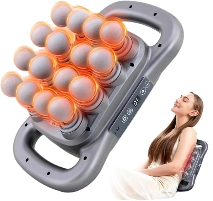 16-Head Massage Gun Set, Deep Tissue Percussion Massager with 3 Modes & 30 Intensities,Quiet Muscle Massage Gun for Back,Shoulders, Legs, Foot, Body Muscle Pain Relief