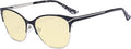 Eyekepper Blue Light Glasses - Semi Rimless Digital Eyeglasses for Women Blocking Computer Screen UV Rays