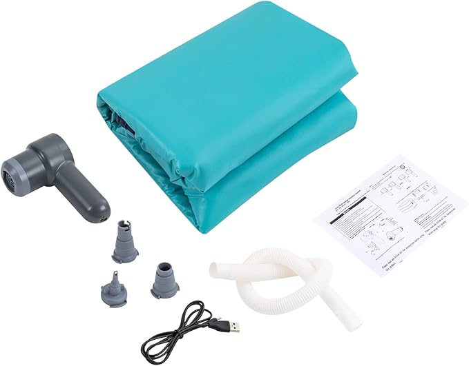55.1 in Portable Bathtub for Adults Foldable Inflatable Bathtub with Electric Pump & Bath Pillow Headrest Outdoor & Indoor Freestanding Collapsible Tub for Toddler Spa Hot Ice Bath