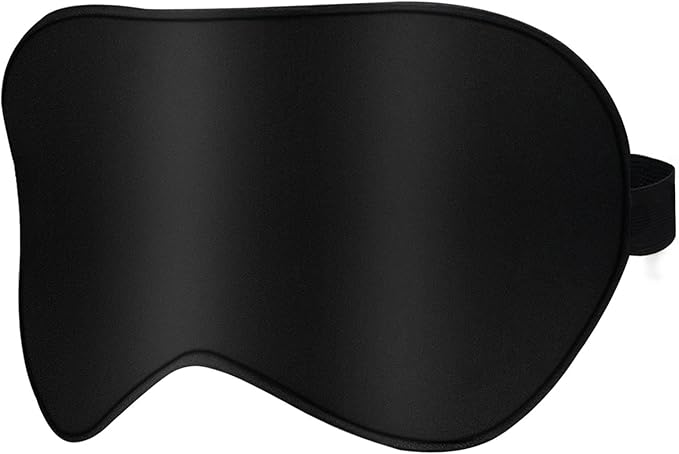 Silk Eye Mask for Men Women, Comfortable&Soft Sleep Mask with Adjustable Strap to Block Light, Ultimate Sleeping Aid/Blindfold,Super Smooth Eye Shade Cover
