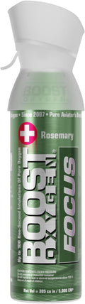 Boost Oxygen Medium Focus Rosemary Aroma 5L Canister | Respiratory Support for Aerobic Recovery, Altitude, Performance & Health (1 Pack)