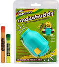 100% Authentic Smoke Buddy Bundled with Two Exclusive Destroyer Plastics Odor Proof Tubes One Large One Small (Smoke Buddy Original, Teal)