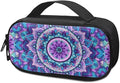 Mandala Flower Diabetic Supplies Travel Case, Storage Carrying Bag for Diabetes Testing Kit, Blood Glucose Monitor Meters, Test Strips, Medication, Lancets, and Other Diabetic Supplies
