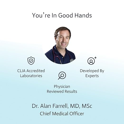 7-in-1 Metabolic Health Test | Cholesterol, Average Blood Sugars, Insulin Resistance And Many More | At-Home Test Kit | Not avail in NY, RI
