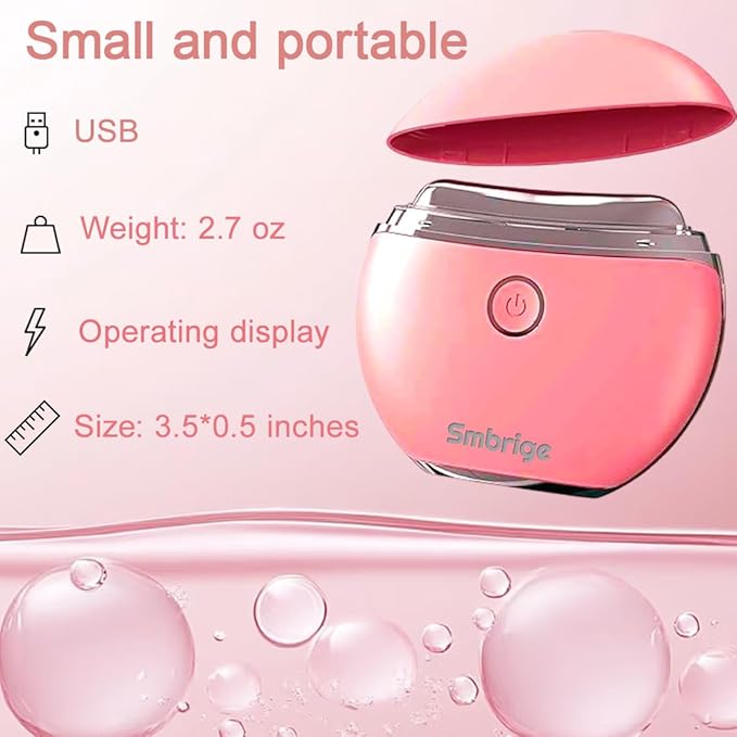 Face Massager Tool 4 Color Modes Red Light Therapy for Face Neck Skin Care at Home ，Gua Sha Facial Tools, Pink