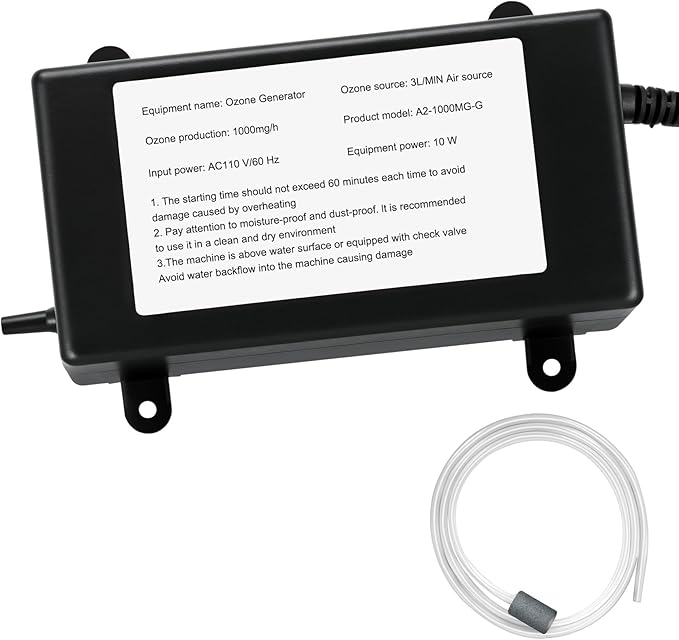 Ozone Generator for Cold Plunge, 1000mg/h Ozone Generator Water Keep Cold Plunge, Ice Bath, Spa, Hot Tub, Pool Clean and Fresh for Long Time