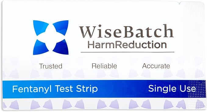 WiseBatch Fentanyl Test Strip + MicroScoop and Instructions, Pack of Twenty-Five (25) – #1 Most Trusted Fentanyl Test Strip on Market – ±99% Accurate – Results in <2 Mins – Prevent Overdoses