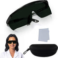 Laser Safety Glasses Red Light Therapy Goggles UV Blocking Laser Glasses for Laser Cosmetology Operator Eye Protection