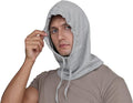 Faraday Hat Made of 99% Silver Fabric, Faraday Hat Reduces The Hazards Caused by 5G, 4G, Cellular, WiFi, Bluetooth, Faraday Hood Relieves Fatigue and Relaxes The Spirit, One Size Fit All (Gray)