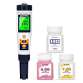 Hydrogen Water Tester pH H2 ORP Meter, Hydroponic pH TDS EC Meter, 6 in 1 pH H2 ORP TDS EC Temp Tester for Drinking Water and Pool, Dissolved Hydrogen Tester for Hydrogen Water Bottle