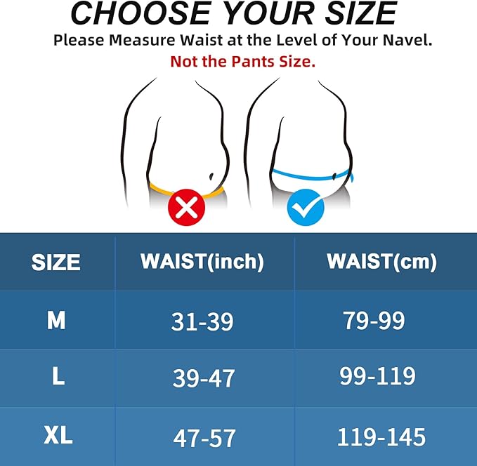 HONGJING Red Light Massage Back Brace with Heat for Lower Back Pain Relief, Cordless Back Support Massager Belt Rechargeable for Pain from Herniated Disc, Scoliosis, Sciatica (XL)