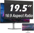 19.5 Inch Privacy Screen for Computer Monitor, 16:9 Anti-Spy Filter for Laptop & PC Display, Blue Light Blocking Anti-Glare Reversible Protector Film, Easy Slide-Mount Installation(19.5 Inch Widescreen(16:09))