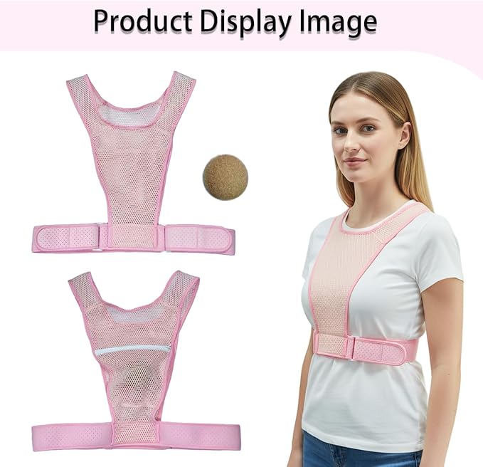 Sleep Position Trainer for Sleeping On Your Side | Side Sleep Trainer | Snore Stopper |Adjustable、 Lightweight, Comfortable, Effective in Reducing Supine Sleep Time (Pink)