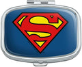 Superman Classic S Shield Logo Rectangle Pill Case Trinket Gift Box