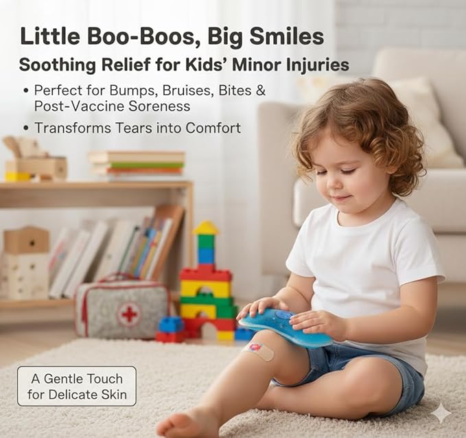 Small Ice Packs, Boo Boo Ice Pack for Injuries Hot & Cold Ice Packs Bulk Reusable Ice Pack Cold Compress for Pain Relief, Christmas Gift (4 Count (Pack of 1) Smile)