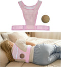 Sleep Position Trainer for Sleeping On Your Side | Side Sleep Trainer | Snore Stopper |Adjustable、 Lightweight, Comfortable, Effective in Reducing Supine Sleep Time (Pink)